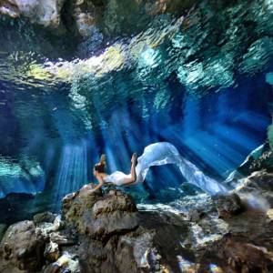 Portraits aquatiques en cenote (Mexique) par Portraits aquatiques en cenote (Mexique)