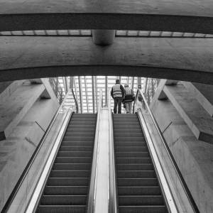 Liège &  la gare Calatrava par Liège &  la gare Calatrava